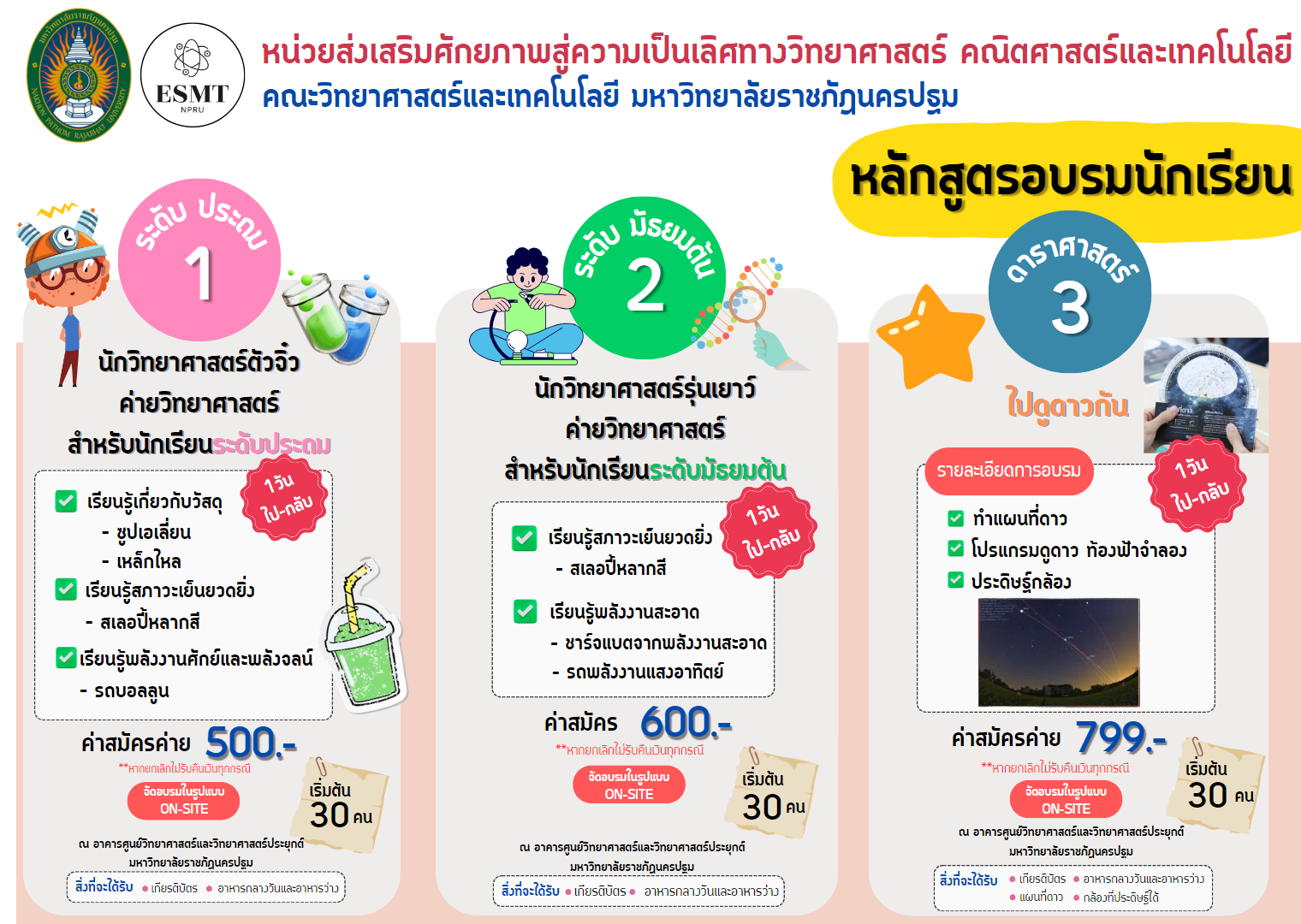 หลักสูตรวิทยาศาสตร์